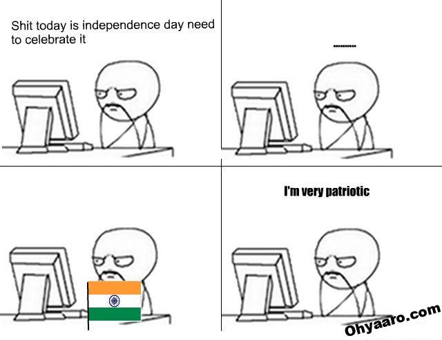 Funny Independence Day Memes - Oh Yaaro