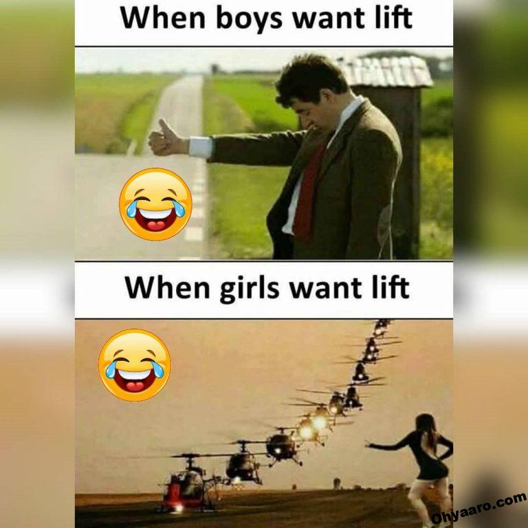 Girl vs Boys Funny Memes Oh Yaaro