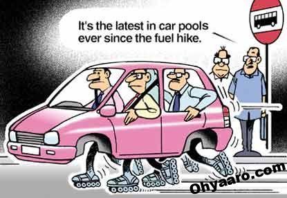 Petrol Price Funny Cartoon Jokes Picture