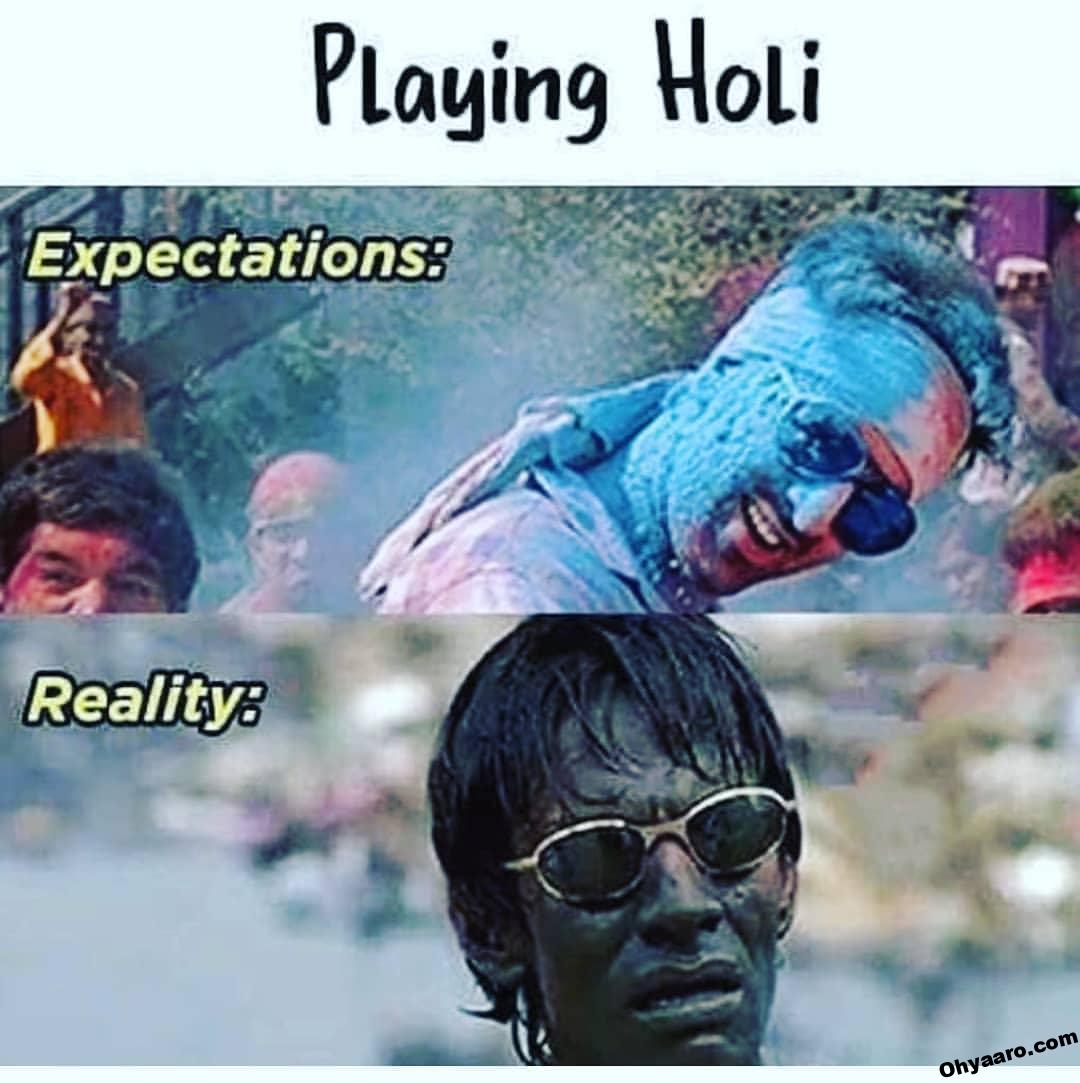 Funny Holi Memes For WhatsApp - Oh Yaaro