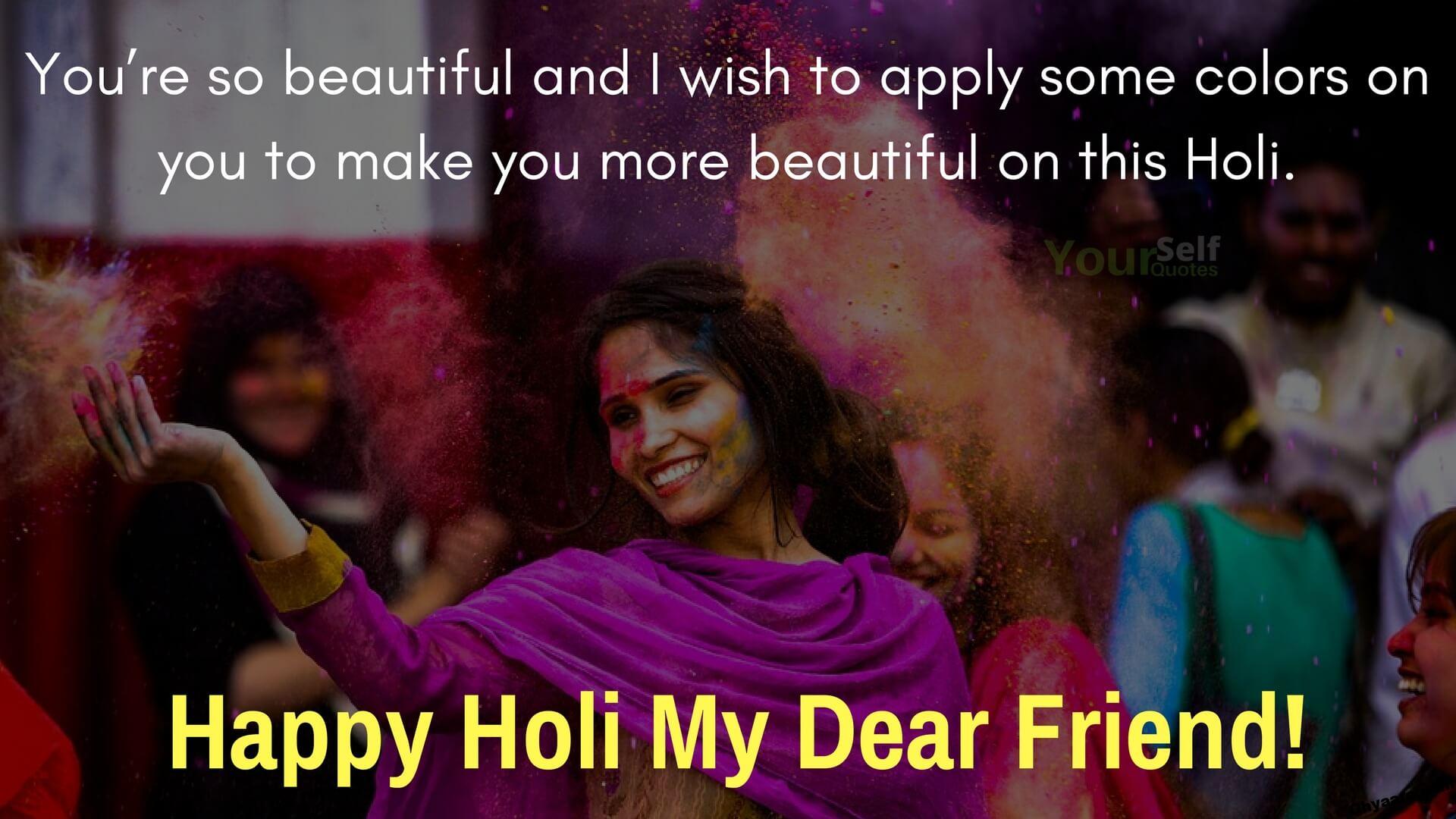 Beautiful Holi Wishes Photo