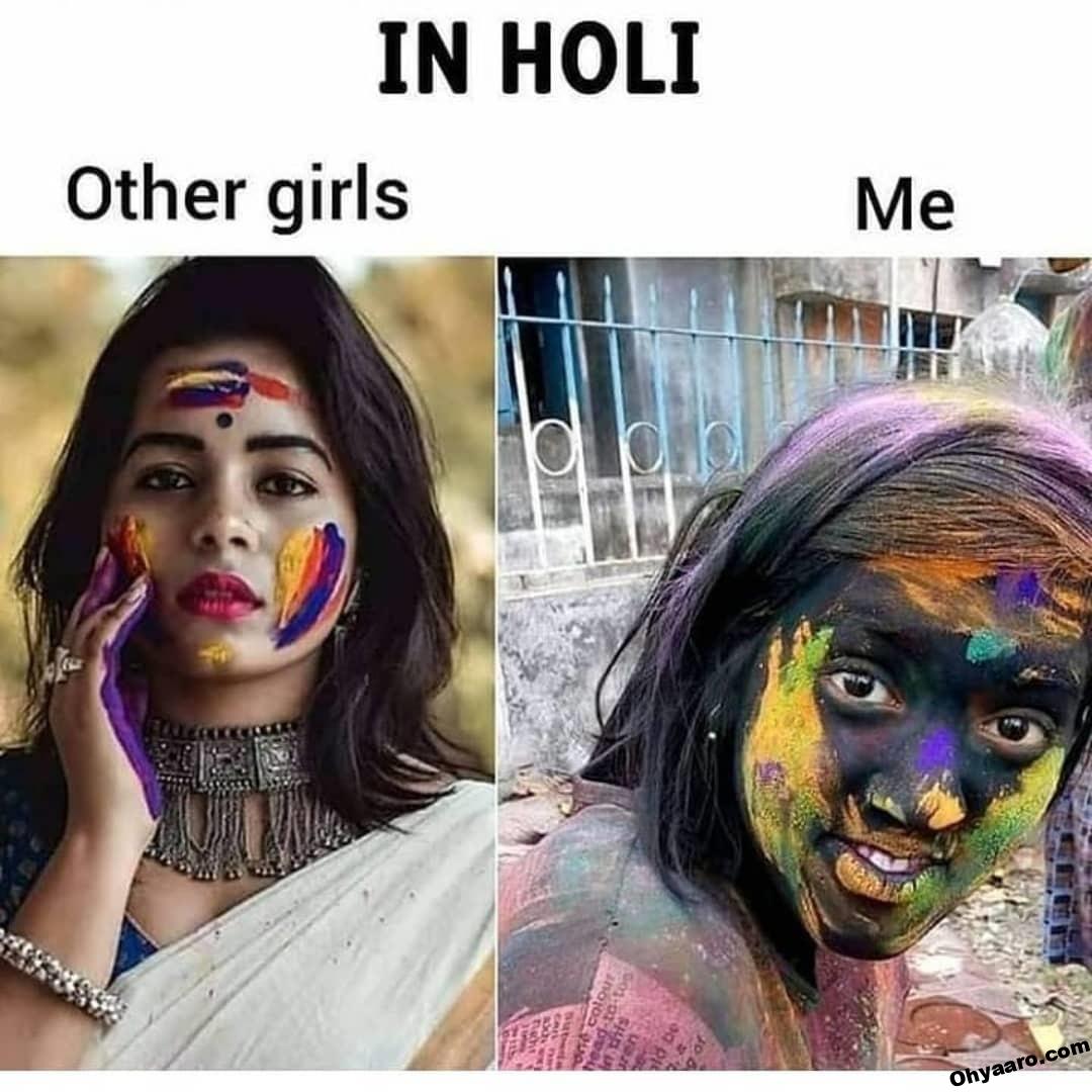 Happy Holi Funny Meme