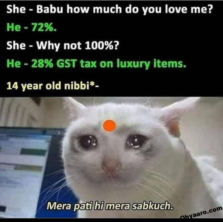Nibba Nibbi Memes - Cat Funny Memes - Oh Yaaro