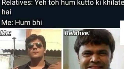 Funny Relatives Memes Picture For WhatsApp