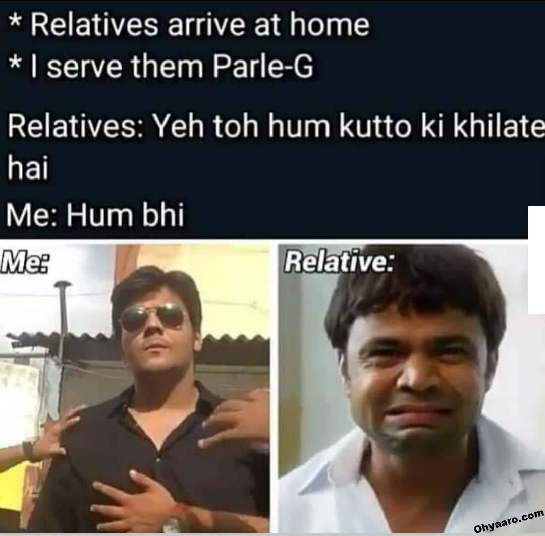 Funny Relatives Memes Picture For WhatsApp