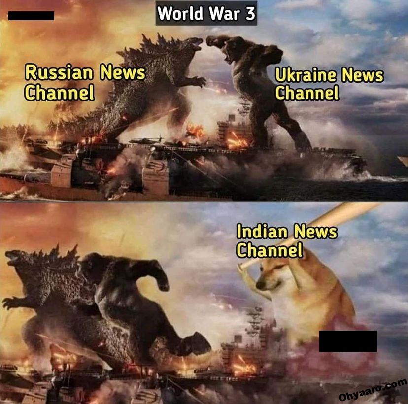 Indian Media Memes - World War 3rd Memes