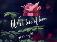 good night wallpaper with flowers