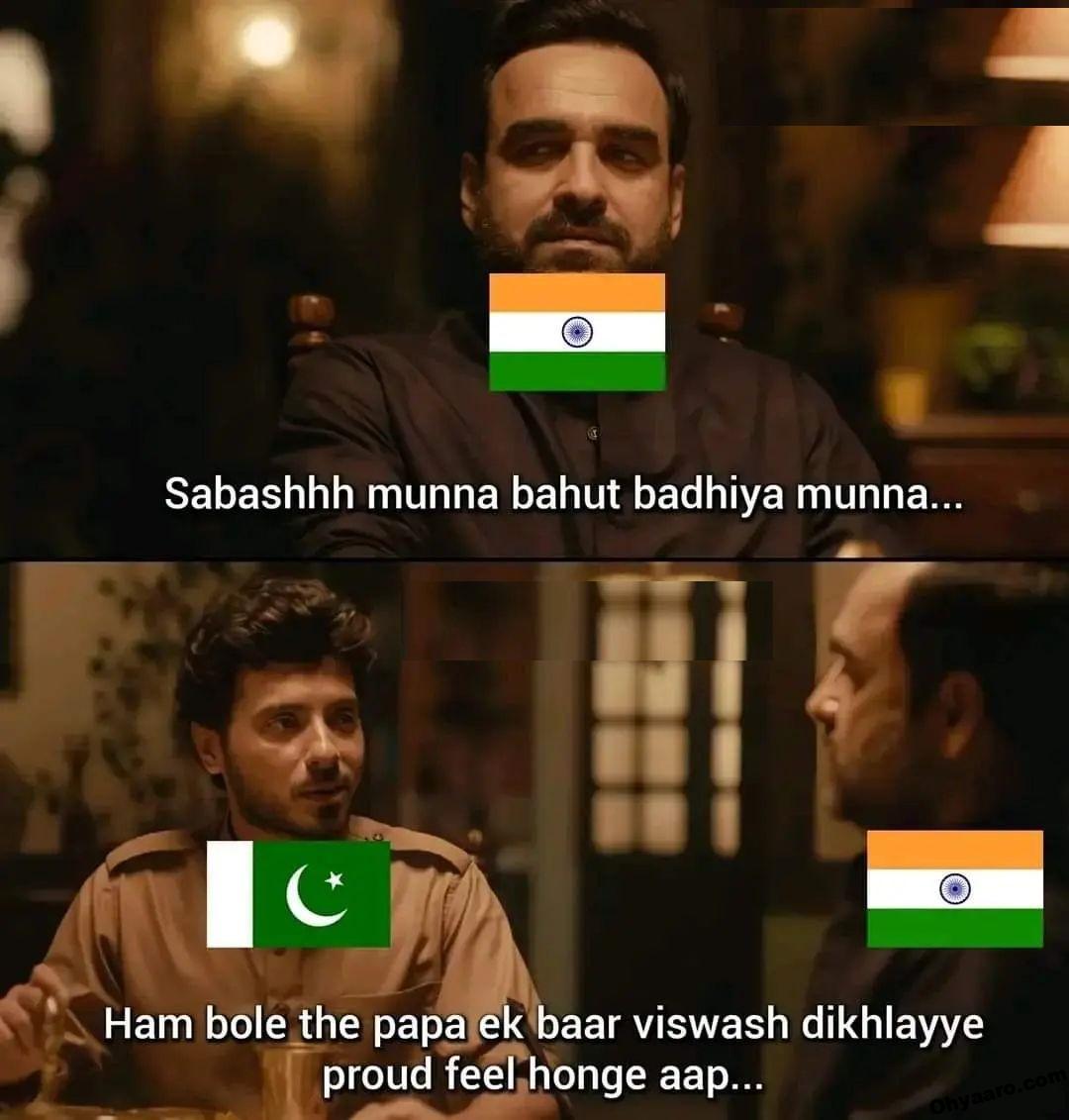 India v/s Pakistan Asia Cup Memes - Pakistan Latest Memes